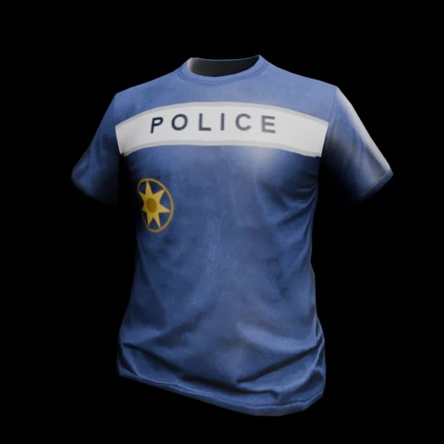 Police (LSPD) uniform designed with the FiveM EUP Maker
